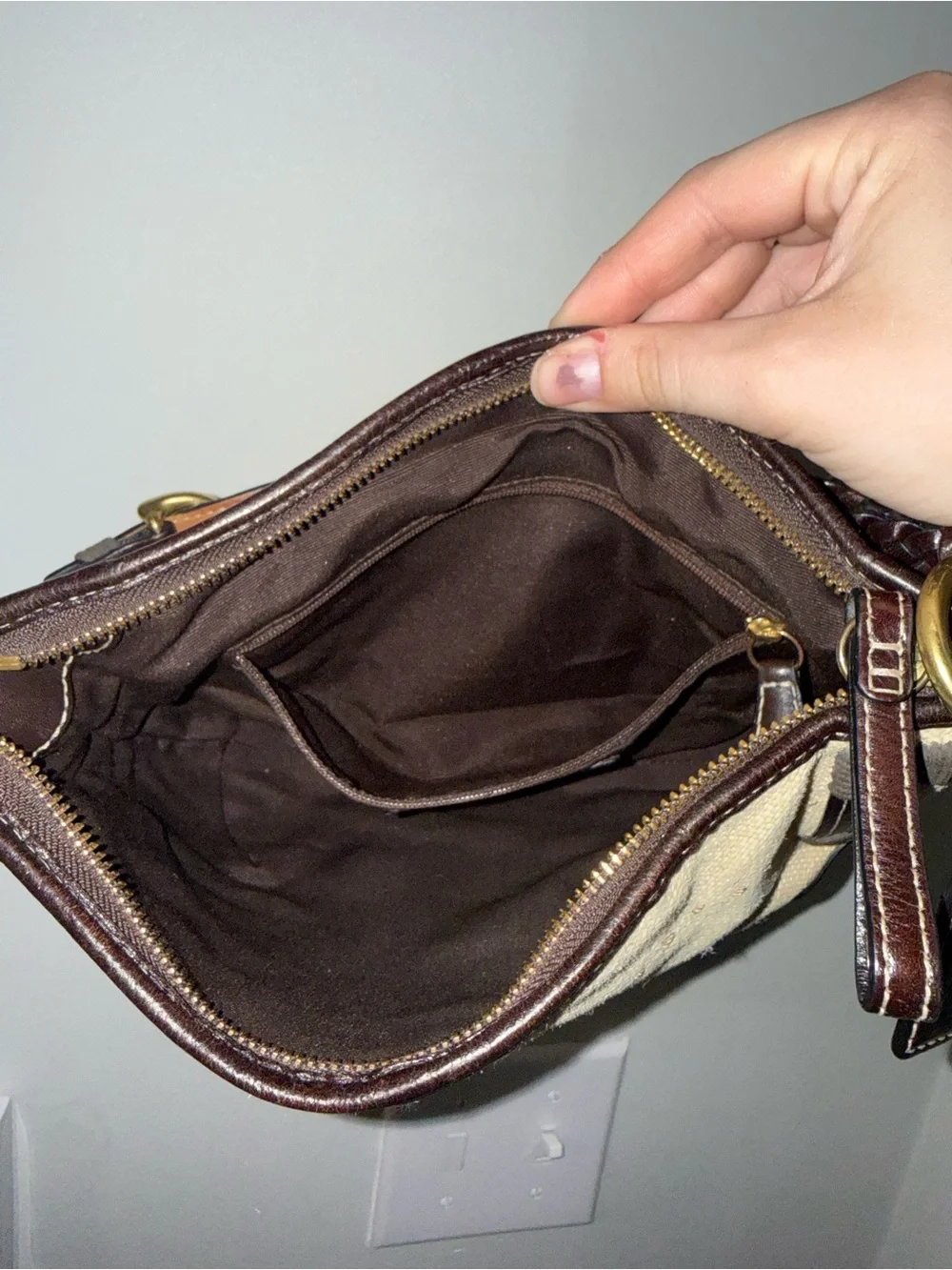 Coach soho hobo angora straw / see descr for callouts